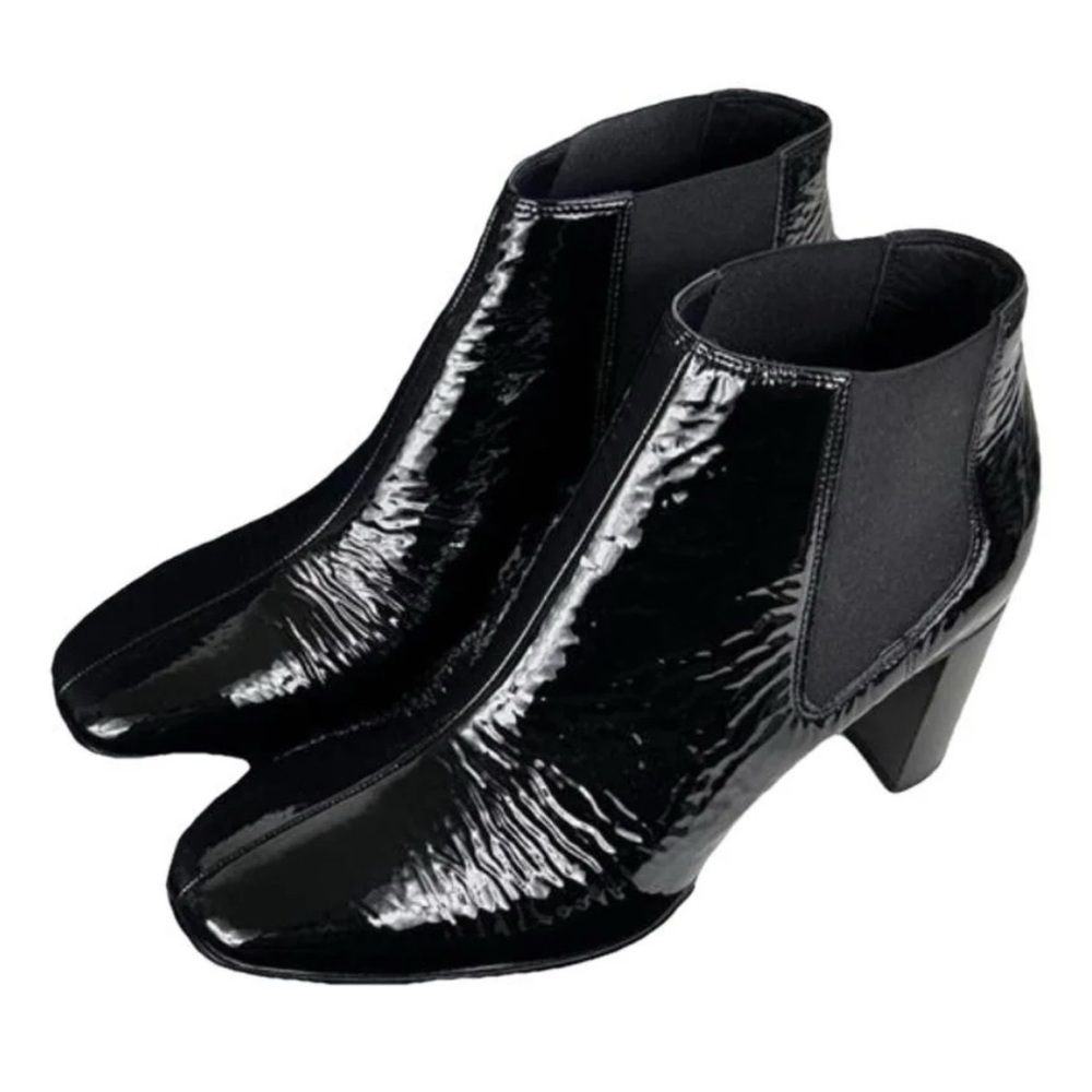 Like New Rag and Bone Patent Leather Ankle Bootie Size 39.5, 9 1/2